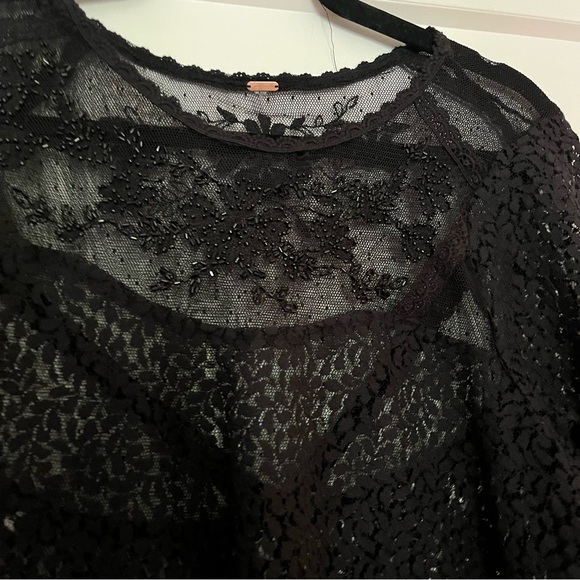 Free People Lace Tunic with Beading - Picture 3 of 7